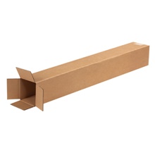 4 x 4 x 30" Tall Corrugated Boxes image