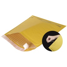 5 x 10" Kraft (25 Pack) #00 Self-Seal Bubble Mailers w/Tear Strip image