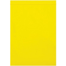 9 x 12" - 2 Mil Yellow Reclosable Poly Bags image