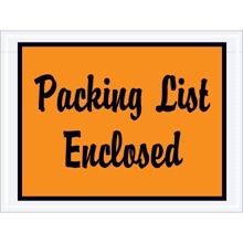 "Packing List Enclosed" (Full Face-Script) Envelopes image