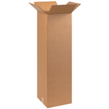 10 x 10 x 30" Tall Corrugated Boxes image