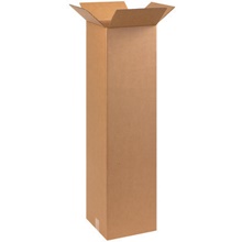 10 x 10 x 40" Tall Corrugated Boxes image