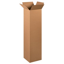 12 x 12 x 48" Tall Corrugated Boxes image