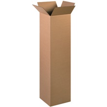 12 x 12 x 52" Tall Corrugated Boxes image