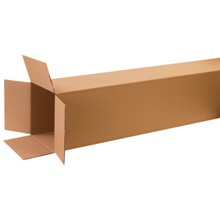 10 x 10 x 60" Tall Corrugated Boxes image