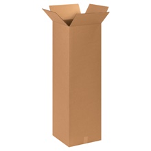 15 x 15 x 48" Tall Corrugated Boxes image