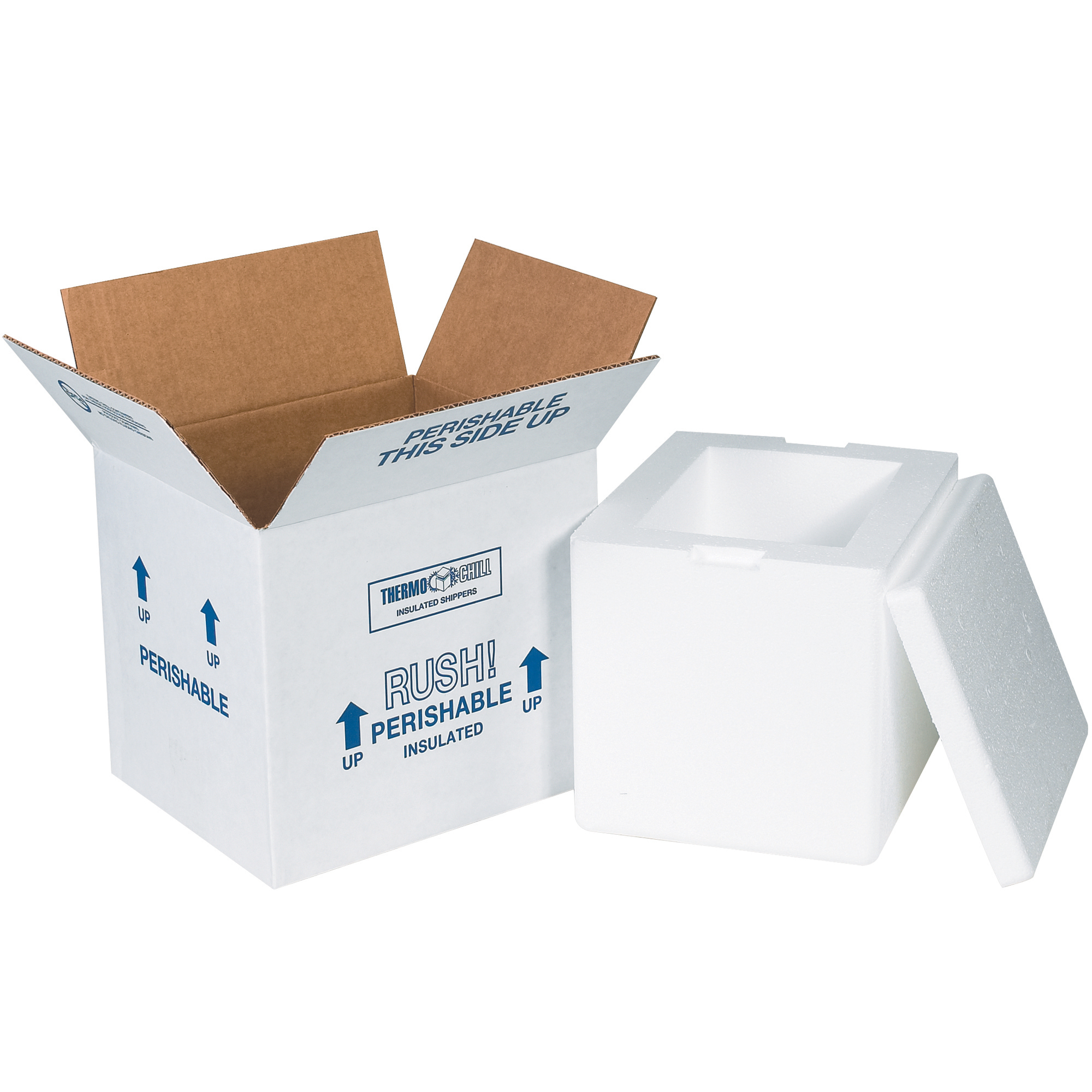 8 x 6 x 7" Insulated Shipper - 1 1/2" Thickness image