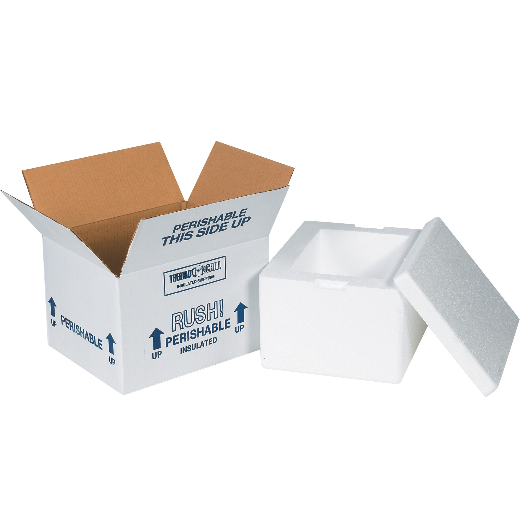 12 x 10 x 7" Insulated Shipper - 1 1/2" Thickness image