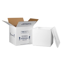 13 x 13 x 12 1/2" Insulated Shipping Kit image