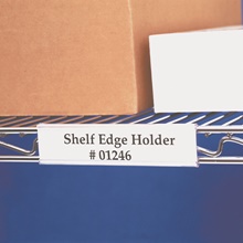 3 x 1 5/16 Angled Wire-Rac™ Snap-On Label Holders image