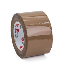 3" x 110 yds. Tan TAPE LOGIC® #600 Hot Melt Tape image