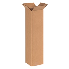6 x 6 x 24" Tall Corrugated Boxes image
