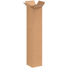 8 x 8 x 40" Tall Corrugated Boxes image
