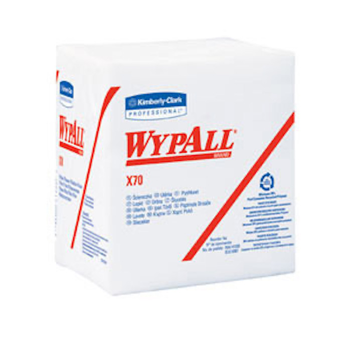 FINAL SALE: WypAll® X70 White Wipers in a Box - 76 wipers/box (12 boxes/case) (MFG# 41200) image