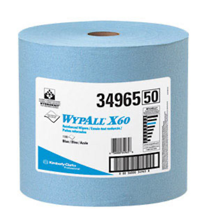 FINAL SALE: WypAll® X60 Blue Wipers on a Roll (1100 feet/roll) (MFG# 34965) image