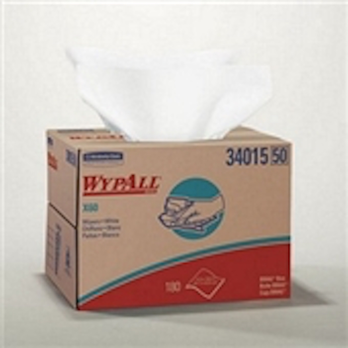 FINAL SALE: WypAll® X60 White Wipers in a Box - 180 wipers/box  (MFG# 34015) image