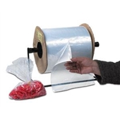 5 x 6" 2 Mil Medium Gauge Poly Bags On A Roll (2000/roll) image