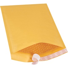 9 1/2 x 14 1/2" Kraft (Freight Saver Pack) #4 Self-Seal Bubble Mailers image