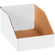 6 x 9 x 4 1/2" White Bin Boxes image