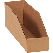 3 x 12 x 4-1/2" Kraft Bin Boxes image