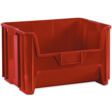 19 7/8 x 15 1/4 x 12 7/16" Red Giant Stackable Bins image