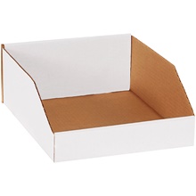 10 x 12 x 4 1/2" White Bin Boxes image