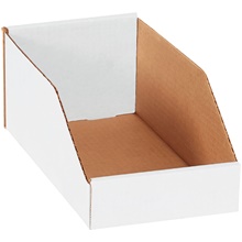 6 x 12 x 4 1/2" White Bin Boxes image