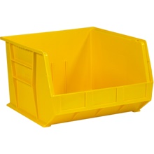 18 x 16 1/2 x 11" Yellow Plastic Stack & Hang Bin Boxes image