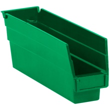 11 5/8 x 2 3/4 x 4" Green Plastic Shelf Bin Boxes image