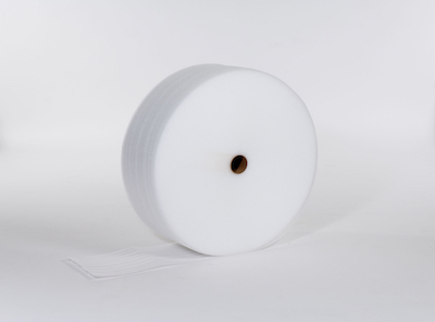 FINAL SALE: 1/16" 72" x 1,250` Slit 6"  Perfed 12" Foam (12 rolls/bundle) image