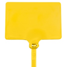 9" 120# Yellow Identification Cable Ties image