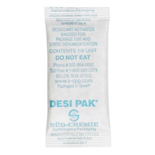 1 x 2 1/2 x 1/4" Tyvek® Clay Desiccants - 5 Gallon Pail image