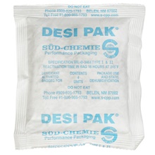 5 x 5 1/2 x 1/2" Tyvek® Clay Desiccants - 34 Gal Drum image