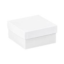 6 x 6 x 3" White Deluxe Gift Box Bottoms image