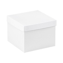 8 x 8 x 6" White Deluxe Gift Box Bottoms image