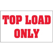 3 x 5" - "Top Load Only" Labels image