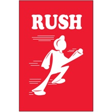 2 x 3" - "Rush" Labels image