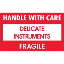 3 x 5" - "Delicate Instruments - HWC" Labels image