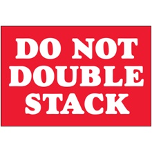2 x 3" - "Do Not Double Stack" Labels image