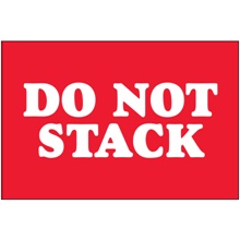2 x 3" - "Do Not Stack" Labels image