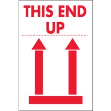 2 x 3" - "This End Up" Labels image