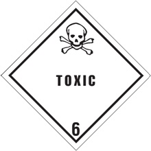 4 x 4" - "Toxic - 6" Labels image
