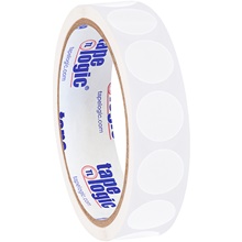 3/4" Circles - White Removable Labels image