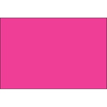 2 x 3" Fluorescent Pink Inventory Rectangle Labels image