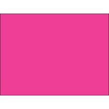 5 x 7" Fluorescent Pink Inventory Rectangle Labels image