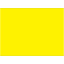 4 x 4" Fluorescent Yellow Inventory Rectangle Labels image