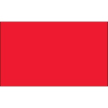 3 x 9" Fluorescent Red Inventory Rectangle Labels image