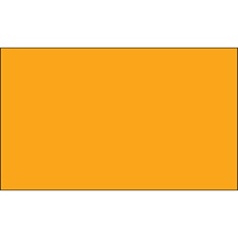 3 x 9" Fluorescent Orange Inventory Rectangle Labels image