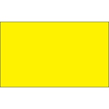 3 x 9" Fluorescent Yellow Inventory Rectangle Labels image