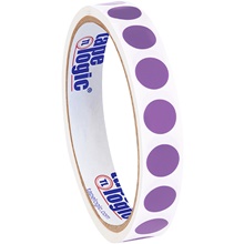 1/2" Purple Inventory Circle Labels image